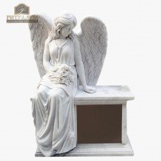 Скульптура ангела из мрамора №102 — ritualum.ru